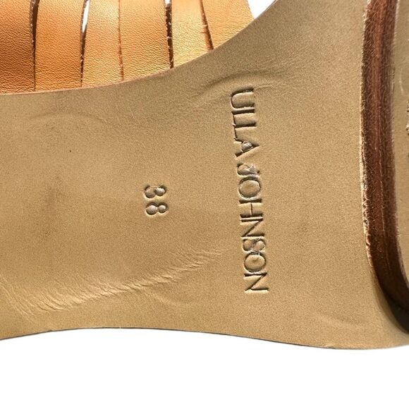 ULLA JOHNSON Meerkat Madeira Twisted Contrast High Heel Sandals EU 38 / US 8 - Picture 14 of 14